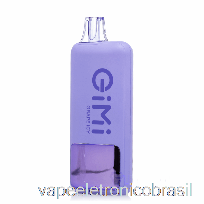 Vape Recarregável Flum Gimi 8500 Smart Descartável Grape Icy